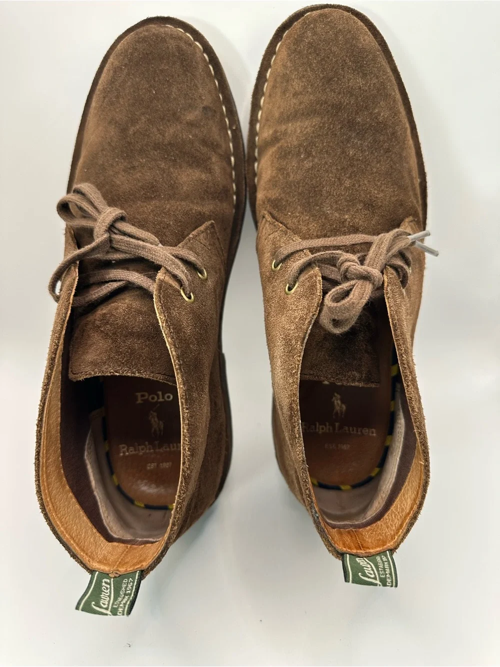 Polo by Ralph Lauren Brown Suede Chukka Boots